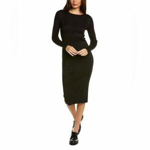 Elegant Black Midi Dress